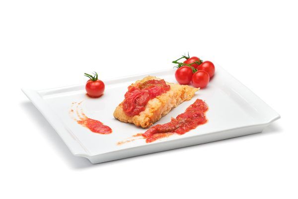 Bacalao de la Casa con Pisto